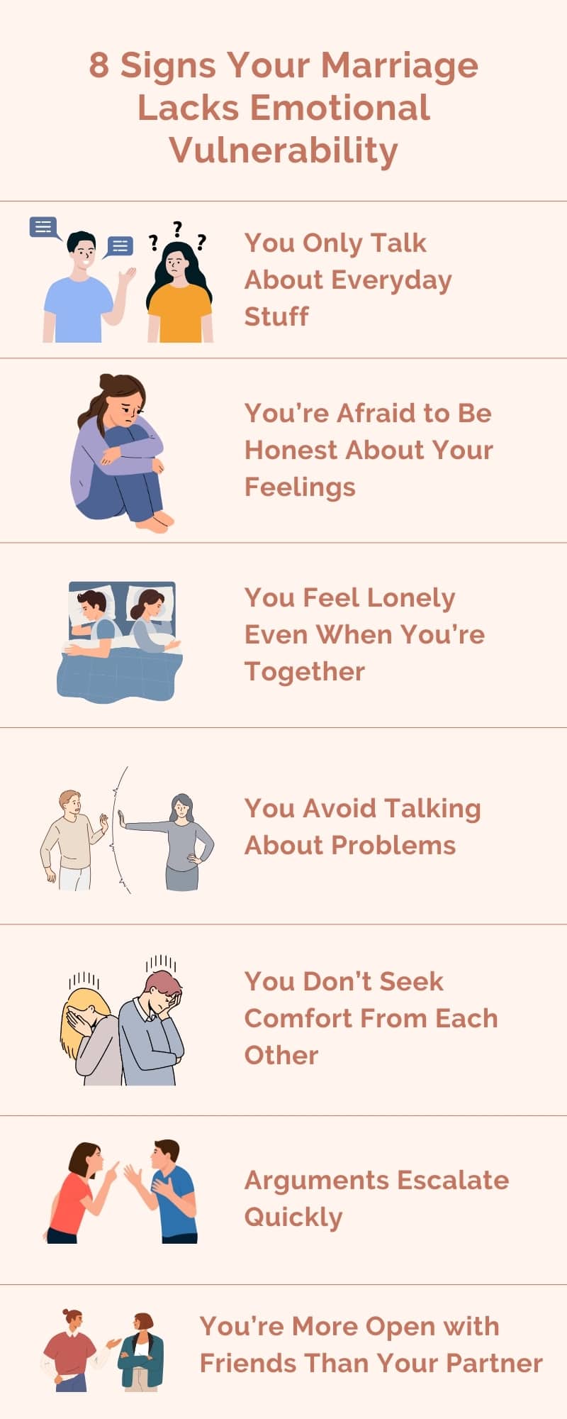 Signs Your Marriage Lacks Emotional Vulnerability