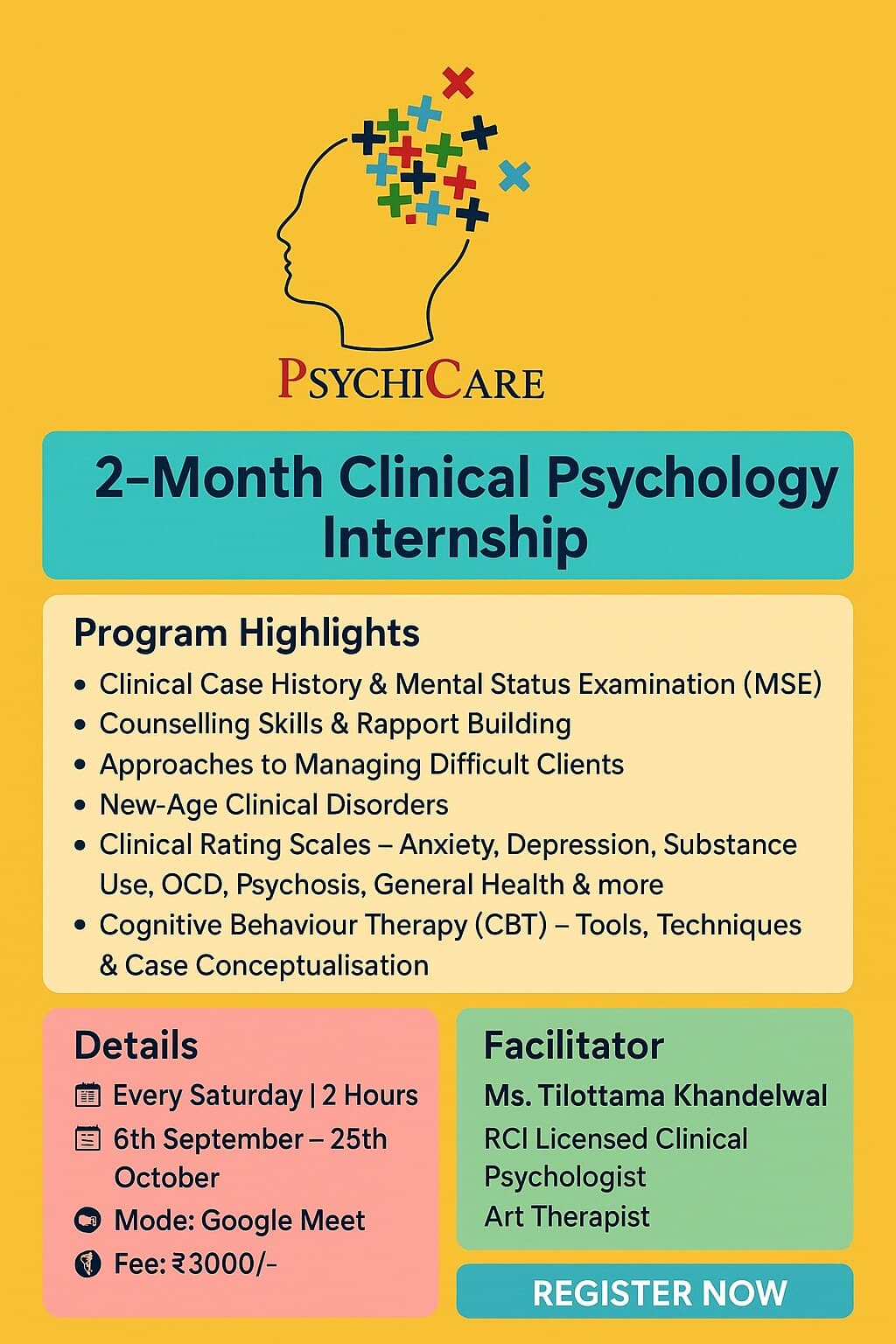 2-Month Intensive Training in Clinical Psychology