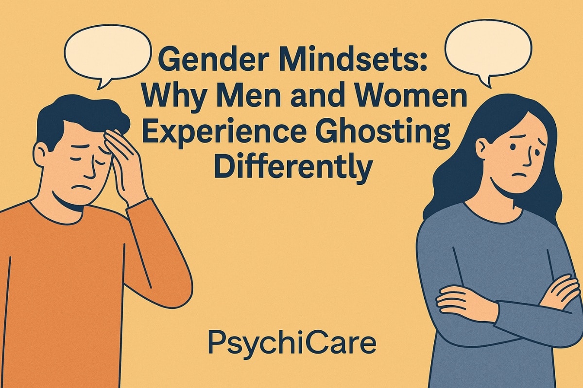 Men and women often process ghosting in very different ways. PsychiCare explores gender mindsets to explain how ghosting impacts emotions and dating experiences.