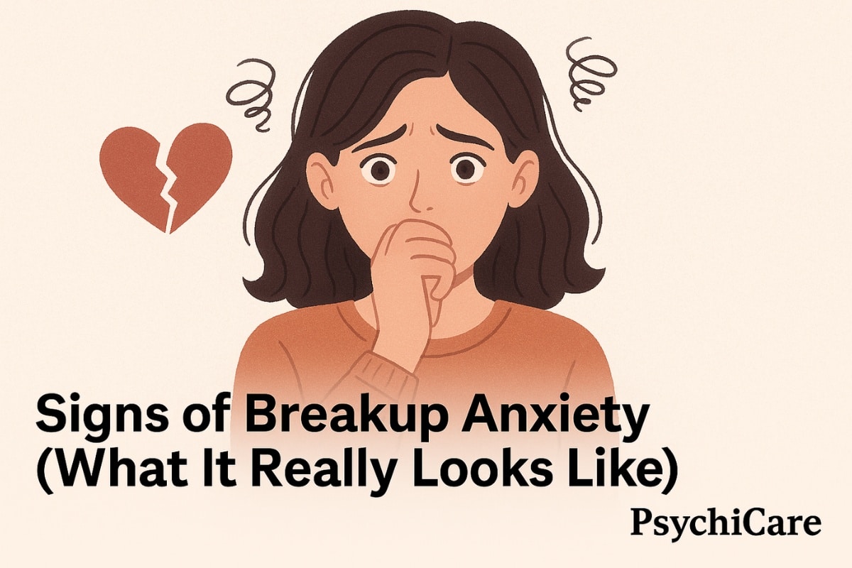 Breakup anxiety can show up in ways you might not expect. PsychiCare reveals the real signs of breakup anxiety and how to recognize them early.
