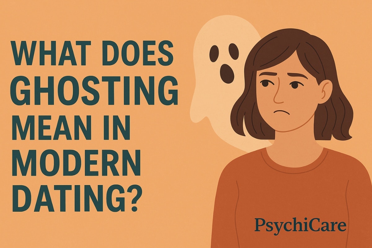 Ghosting is a common issue in modern dating that leaves people confused and hurt. PsychiCare explains what ghosting means and why it happens.