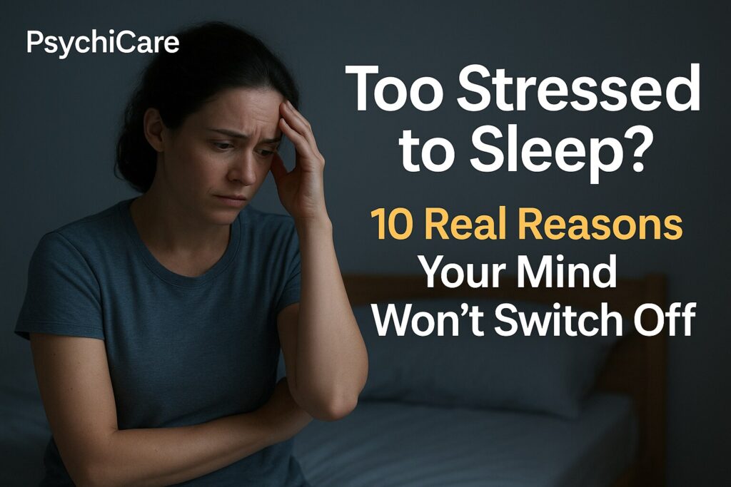 Too Stressed to Sleep Real Reasons Your Mind Wont Switch Off