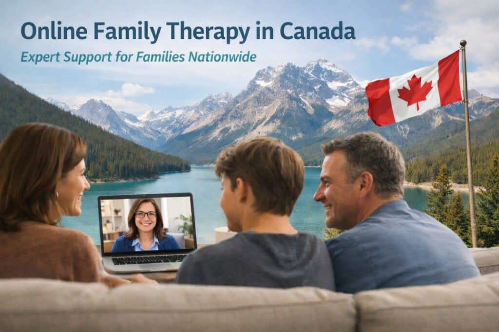 PsychiCare offers online family therapy in Canada for conflict, parenting issues, teen problems, and relationship stress. Expert help across provinces.