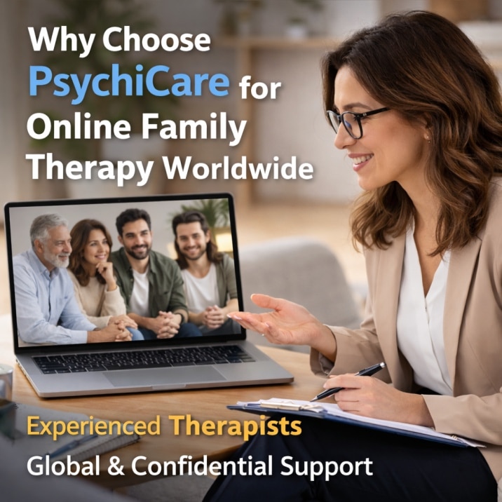 Why Choose PsychiCare — Online Family Therapy Worldwide