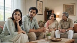Indian couple dealing with in-law interference in their marriage